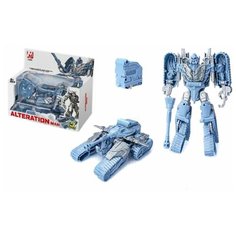 Трансформер Наша Игрушка Танк-робот, корпус металл, инерционный механизм, коробка (1085)