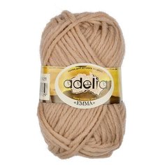 Пряжа Adelia Emma, 80% акрил, 20% шерсть, 10*50 г, 50+-5 м, №21, бежевая (""EMMA"")