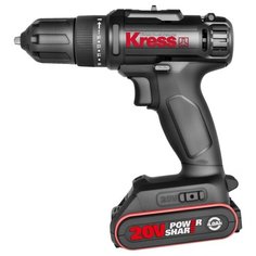 Дрель шуруповерт аккумуляторная KRESS KU210.1