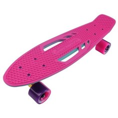 Скейтборд пластиковый Shark 22 pink/sea blue 1/4 Tech Team