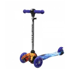 Самокат 3-ный City-Ri xd4, 110/76, принт, пак.1/10