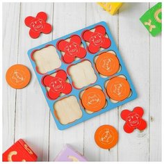 WoodLand Toys Рамка- вкладыш «Крестики - нолики», микс