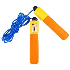 ONLITOP Скакалка со счётчиком, неопреновые ручки, 2,55 м, d=0,5 см, цвета микс