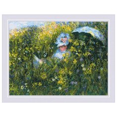 Набор для вышивания "RIOLIS" "Сотвори Сама" 1850 "На лугу" по мотивам картины К. Моне" 30 х 40 см Риолис