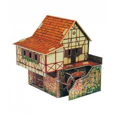 "Умная бумага" Модели-пазлы "Средневековый город" 01 245-01 Водяная мельница Не в масштабе