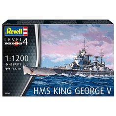 "Revell" 05161 Модель сборная Линкор HMS King George V 1/1200