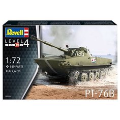 "Revell" 03314 Модель сборная Советский лёгкий плавающий танк ПТ-76B 1/72