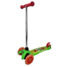 299187 Самокат 3кол. "Ми-ми-мишки" упр. накл., к Tech Team