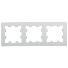 Рамка Schneider Electric Atlas Design ATN000103 трехместная универсальная белая