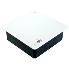 Коробка уравнивания потенциалов Промрукав (80-0860С-У) для скрытой установки 103х103х47 мм 20 вводов черная IP20 с крышкой с саморезами