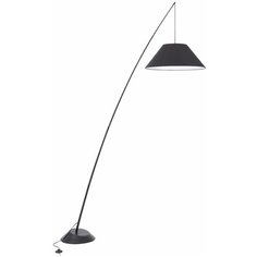 Торшер MAYTONI Campanula Z002FL-01B, E27, 60 Вт, цвет арматуры: черный, цвет плафона/абажура: черный