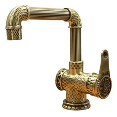 Смеситель для раковины (умывальника) ZorG Antic A 419U-BR