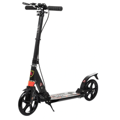 Самокат Городской Urban Scooter 200 с ручным тормозом чёрный, 200 мм