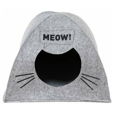 Домик для животных"Палатка MEOW", войлок, 38х28х38см EVA