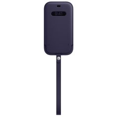 Apple MagSafe кожаный чехол-конверт для iPhone 12/iPhone 12 Pro темно-фиолетовый