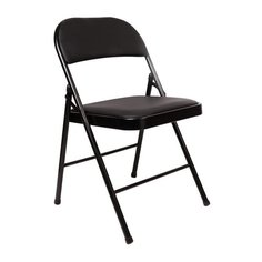 Стул Brabix Golf Plus CF-003 Комфорт, металл/искусственная кожа, цвет: черный