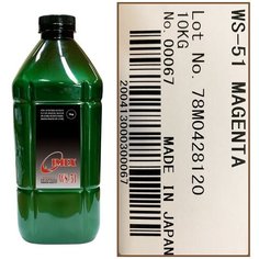 Тонер для KYOCERA FS Color Универсал тип WS-51-M (фл,1кг,кр,IMEX) Green Line ATM