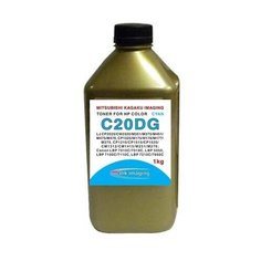 Тонер для HP Color Универсал тип C20DG (фл,1кг,син,glossy,Chemical MKI) Gold ATM