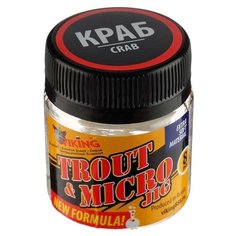 Viking Силиконовая приманка VIKING «Булава» 50 мм, цвет белый, краб