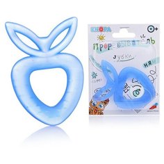 Массажер силиконовый для десен (прорезыватель зубной) "Клубничка" Knopa