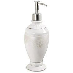 Дозатор для жидкого мыла настольный Wess «Elegance» керамика цвет белый