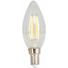 Лампа светодиодная филаментная Osram E14 220 В 5 Вт свеча прозрачная 520 лм белый свет, для диммера