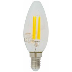 Лампа светодиодная Osram E14 220 В 5 Вт свеча 660 лм, тёплый белый свет