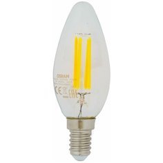 Лампа светодиодная Osram E14 220 В 5 Вт свеча 660 лм, холодный белый свет