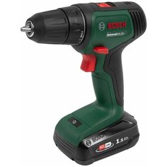 Дрель-шуруповерт Bosch UniversalDrill 18V, 18 В Li-Ion 1x1.5 Ач