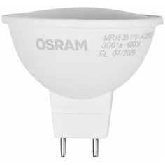 Лампа светодиодная Osram GU5.3 220-240 В 4 Вт спот матовая 300 лм, холодный белый свет
