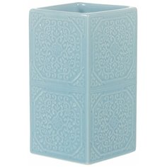Стакан для зубных щёток настольный «Tiffany» керамика цвет синий Swensa