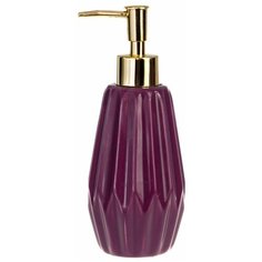 Дозатор для жидкого мыла Purple, керамика, цвет фиолетовый Proffi