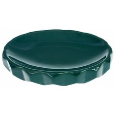 Мыльница Emerald керамика цвет изумрудный Proffi