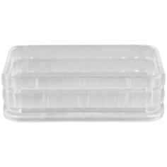 Мыльница настольная Vidage «Корбу» пластик цвет прозрачный