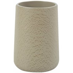 Стакан для зубныx щеток Legno полирезина цвет серо-коричневый Bath Plus