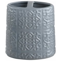 Стакан для зубных щёток Grey с разделителем Verran