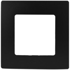 Рамка для розеток и выключателей Legrand Etika 1 пост, цвет антрацит