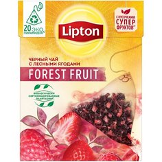Чай черный Lipton Forest Fruit в пирамидках, 20 шт.