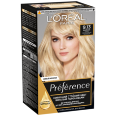 LOreal Paris Preference стойкая краска для волос, 9.13, Байкал