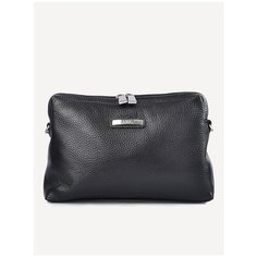 Сумка кросс-боди женская Afina, натуральная кожа, черный