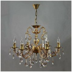 Подвесная люстра Ambiente Alicante 8888/6 AB Tear drop