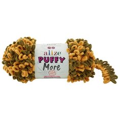 Пряжа для вязания Ализе Puffy More (100% микрополиэстер) 2х150г/11,5м цв.6277 ALIZE PUFFY. MORE.6277