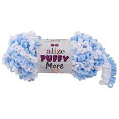 Пряжа для вязания Ализе Puffy More (100% микрополиэстер) 2х150г/11,5м цв.6266 ALIZE PUFFY. MORE.6266