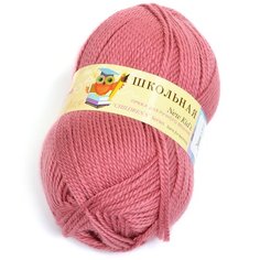 Пряжа для вязания ПЕХ Школьная (100% акрил) 5х50г/150м цв.028 амарант Пехорка ПЕХ. ШК.028