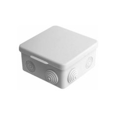 Коробка распаячная ОП 85х85х50мм, 7 мембр. вх. IP54 юпитер (JP7113-04)
