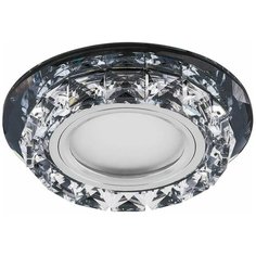 Feron Светильник встраиваемый с белой LED подсветкой CD878 потолочный MR16 G5.3 черный