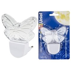 Ночник "Бабочка"/ Детский ночник светильник, без выключателя. Ночник для сна, ТМ Uniel