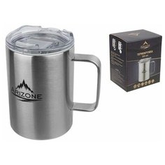 Термокружка, 360 мл, нержавеющая сталь, стальная, ARIZONE (27-270000)