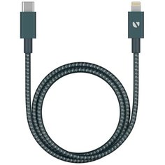 Кабель для Apple USB- C - Lightning, Deppa MFI 1.2м серый (72320)