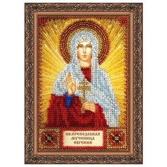 Набор для вышивания бисером абрис АРТ AАМ-042 Св. Евгения 10x15 см Abris ART